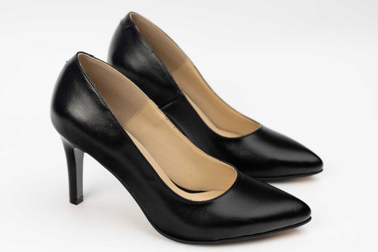 Elegant women's shoes made of natural leather ANTONIO 3527 N box