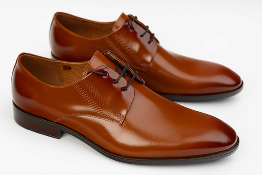 Elegant men's shoes made of natural leather CONHPOL 9134 C expert