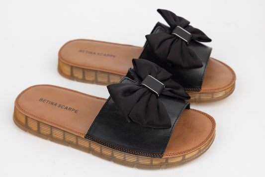 Women's genuine leather slippers BETINA 9391 N