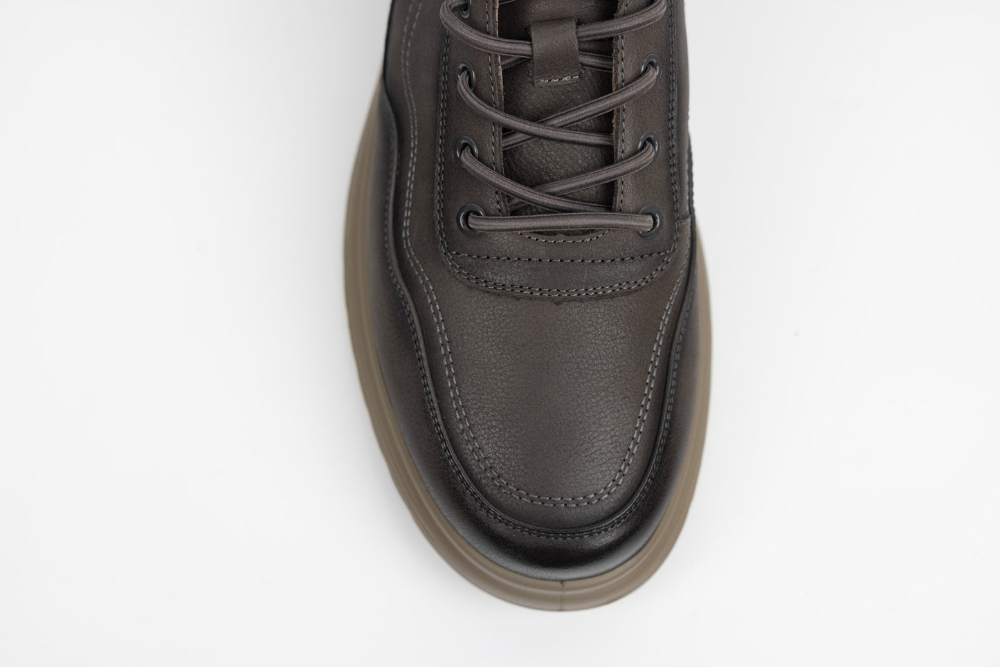 Casual shoes genuine leather JOHAN SPORT 28064 Grey