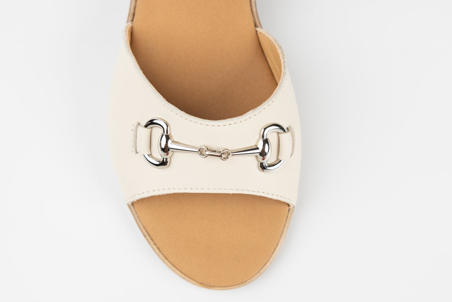 Women's sandals made of genuine leather PREGO 4252 Beige