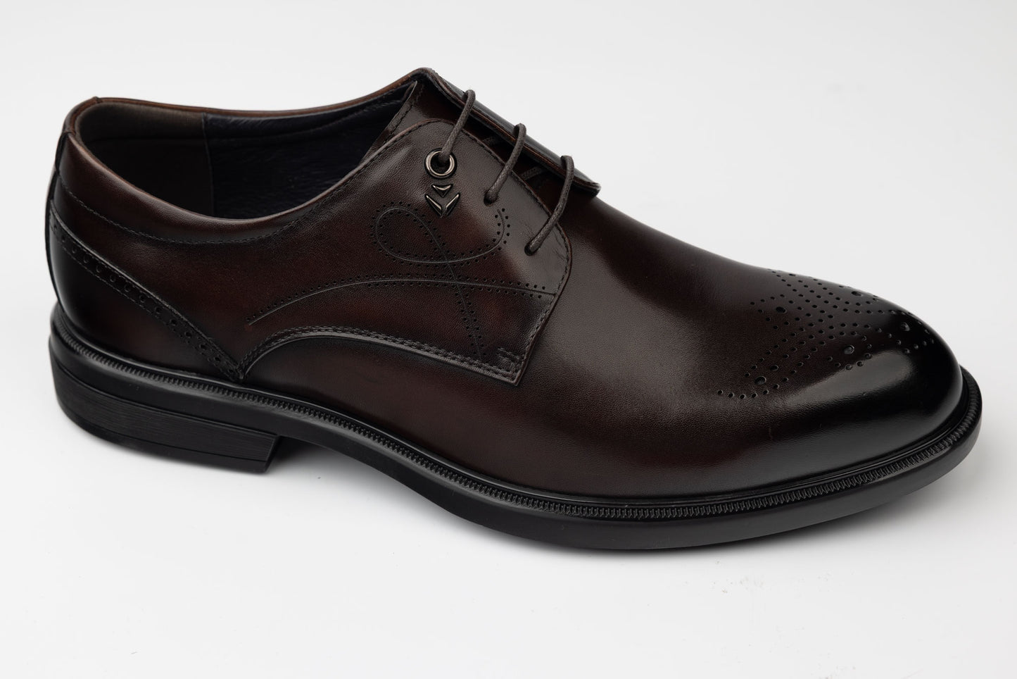 Pantofi bărbați piele naturală ELDEMAS 96607 Maro