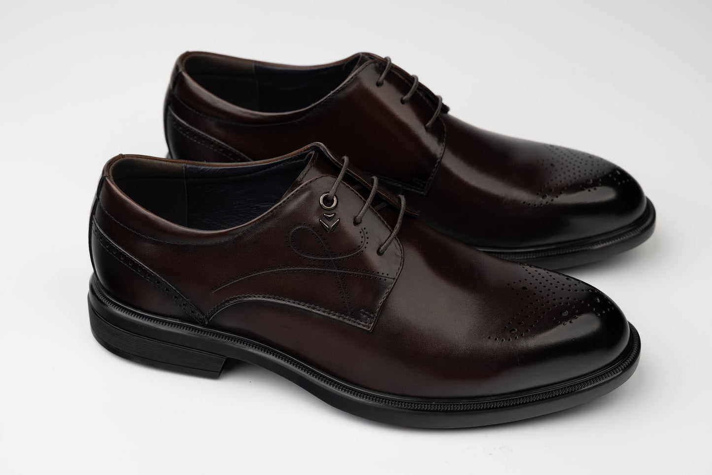 Pantofi bărbați piele naturală ELDEMAS 96607 Maro