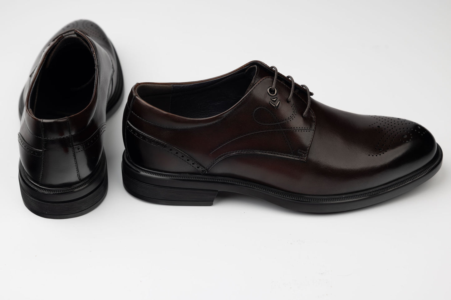 Pantofi bărbați piele naturală ELDEMAS 96607 Maro