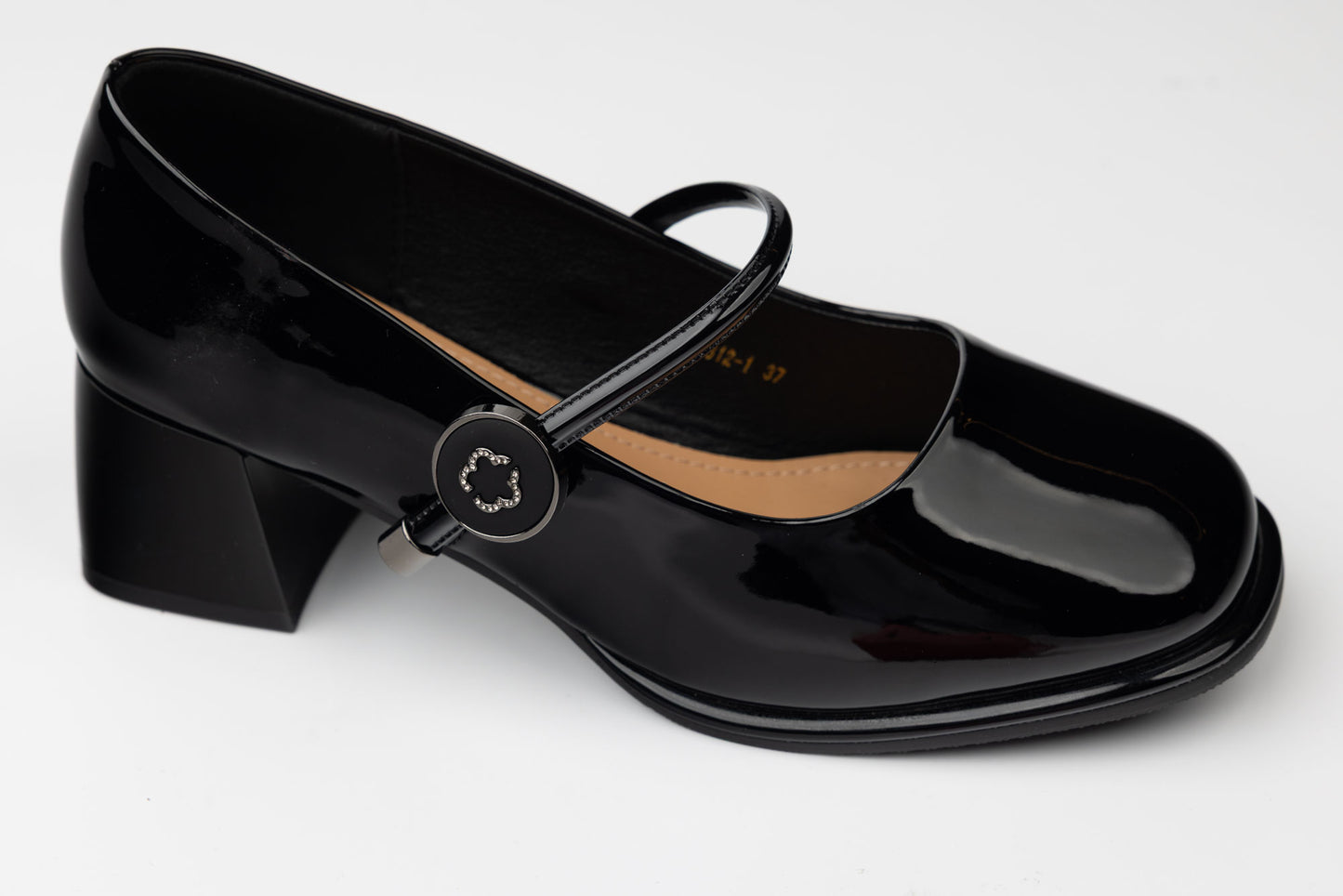 Pantofi dama piele naturală lăcuită FORMAZIONE 312 N lac