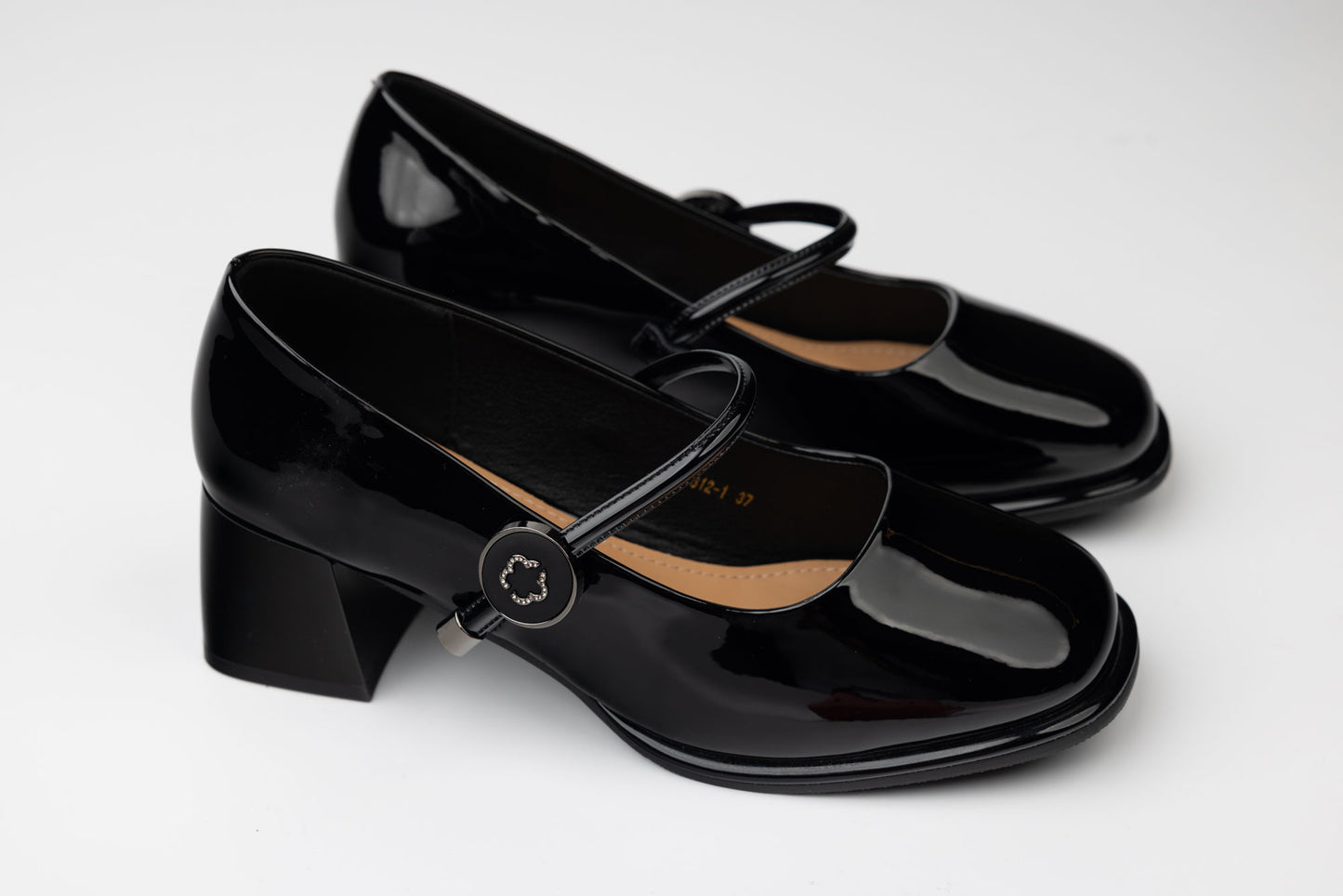 Pantofi dama piele naturală lăcuită FORMAZIONE 312 N lac
