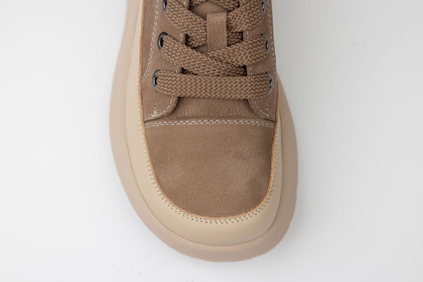 Pantofi damă piele naturală casual FORMAZIONE 70108 Khaki