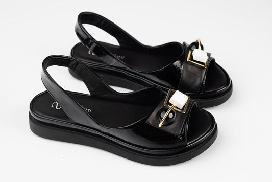 Women's sandals made of natural leather ANNA VIOTI 30-07 N