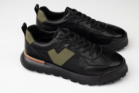 Men's casual genuine leather shoes FRANCO GERARDO 02-206 N