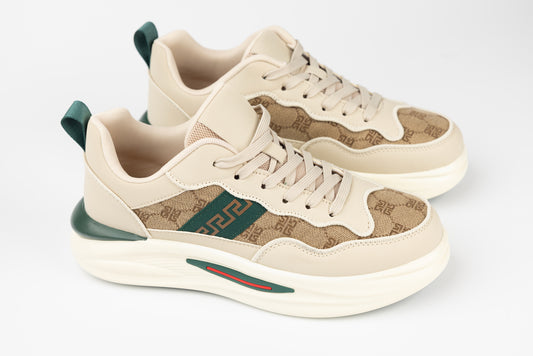 Unisex sports sneakers JOHAN 344 Apricot