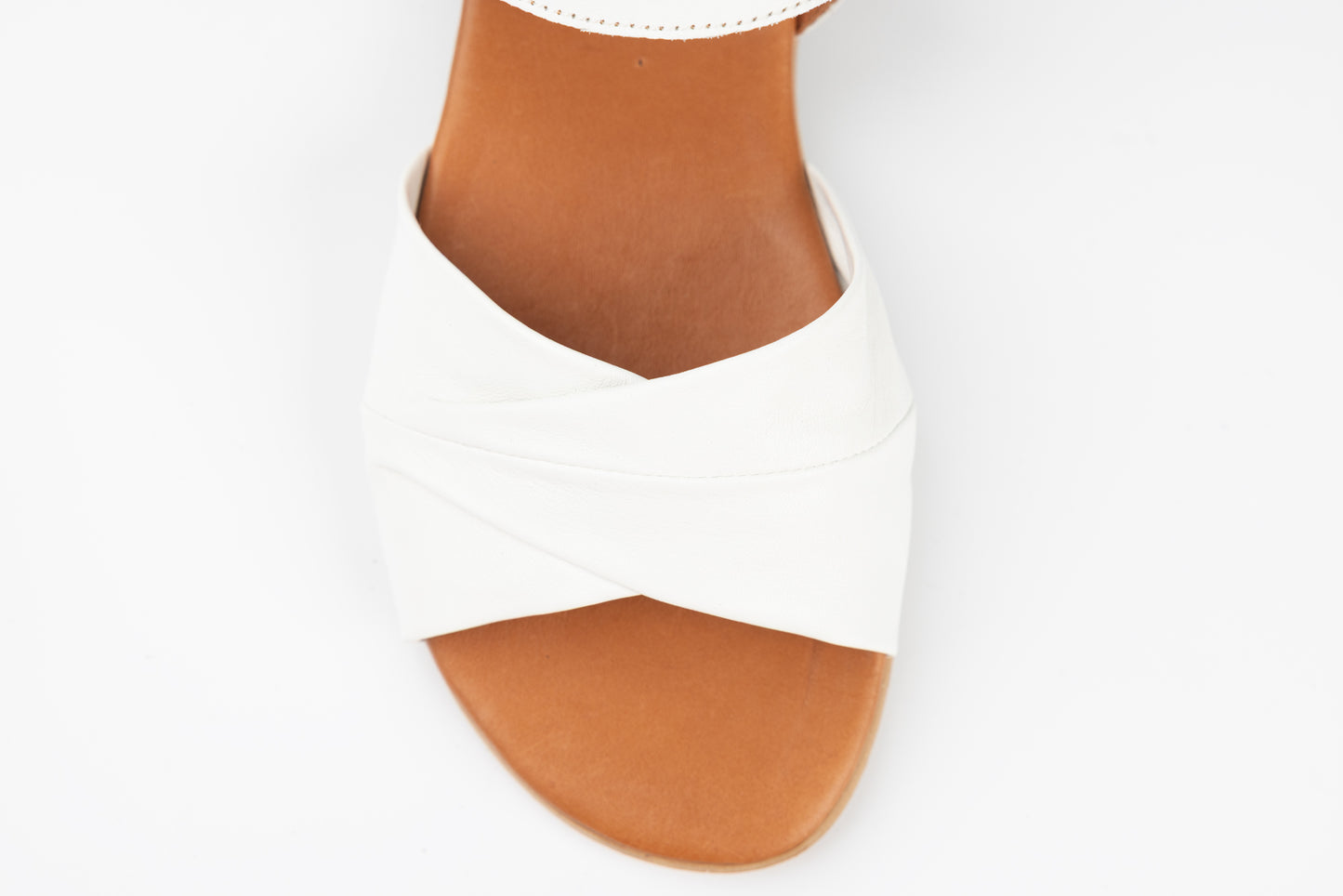 Sandale dama piele naturală PREGO 4269 Alb