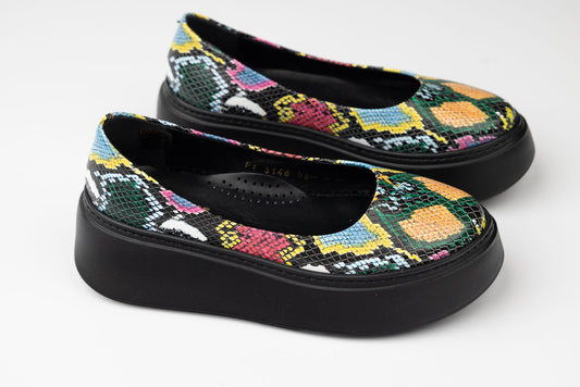 Women's orthopedic genuine leather shoes PERLA 3146 N color