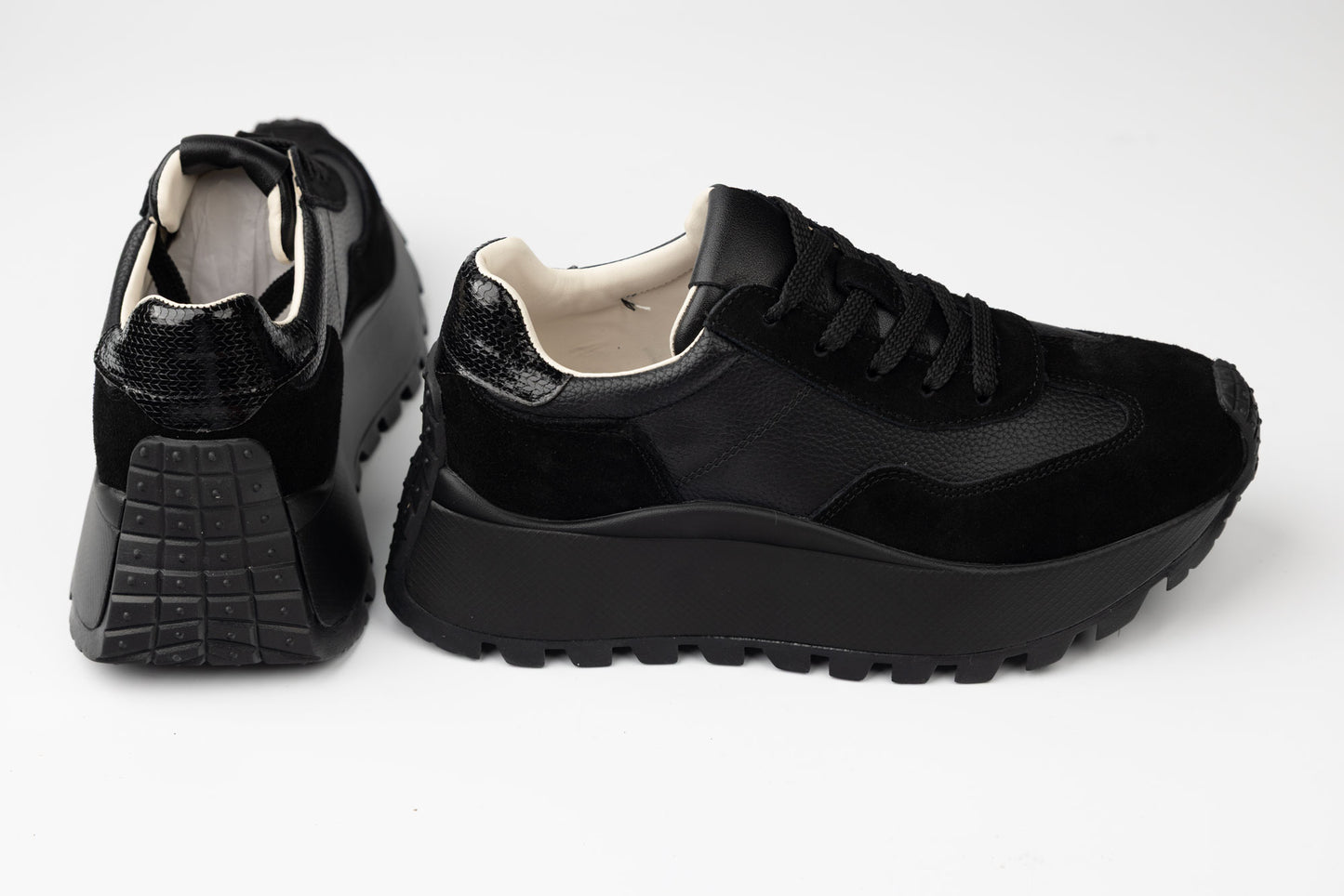 Adidași damă piele naturală BETINA 88853 N velur
