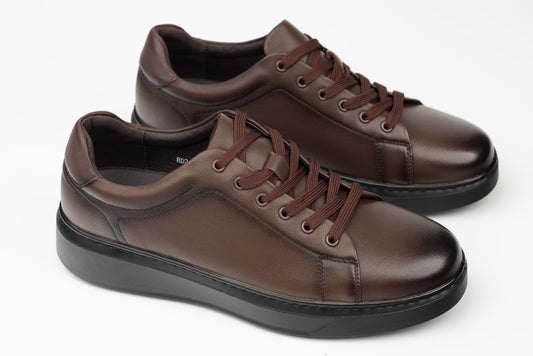 Pantofi bărbați piele naturală JOHAN SPORT 136-27 Maro