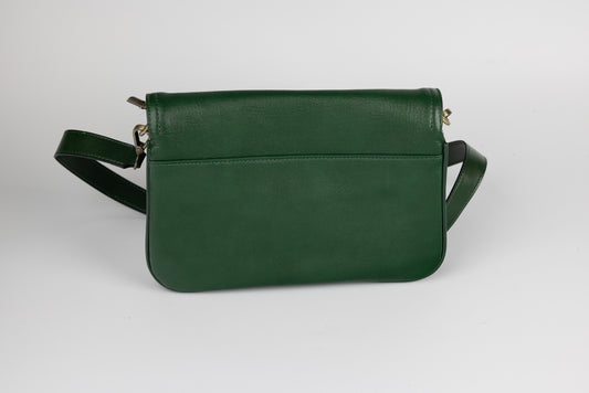 Women's genuine leather bag FENIX FASHION 9803 GREEN