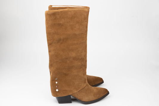 Women's ankle boots ANNA VIOTI 2380-32 Cognac vel