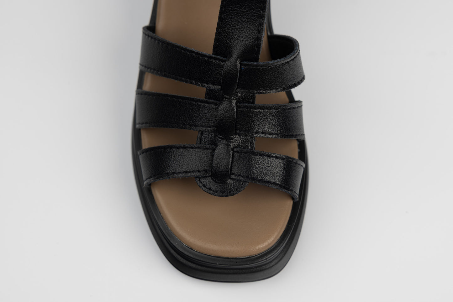 Women's casual genuine leather sandals FORMAZIONE 1007-2 N