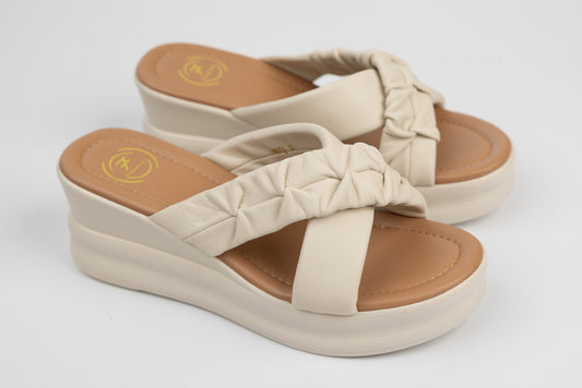 Saboti dama piele naturală FORMAZIONE 49011 Crem