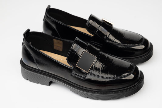 Pantofi damă piele naturală BETINA 0913 N lac