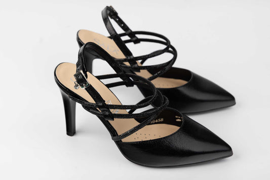 Women's genuine leather cut-out shoes SALA 20458 N