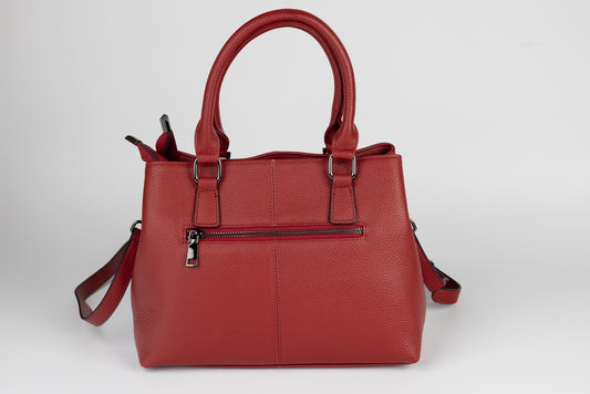 Women's genuine leather bag FENIX FASHION 8319 Wine