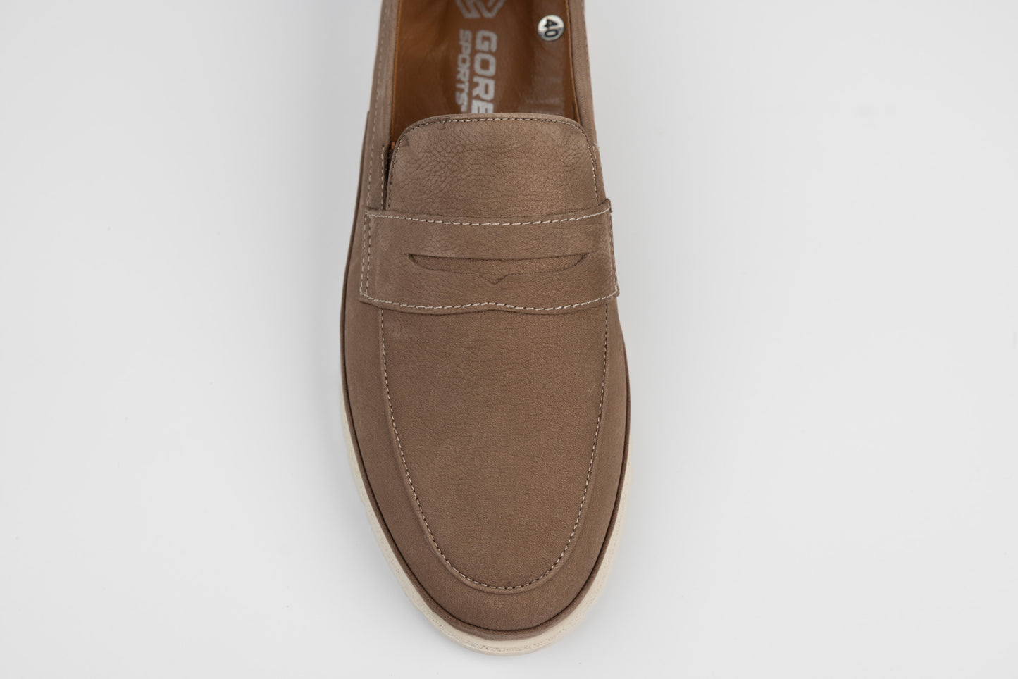 Genuine leather shoes GORETTI 224 Brown kum