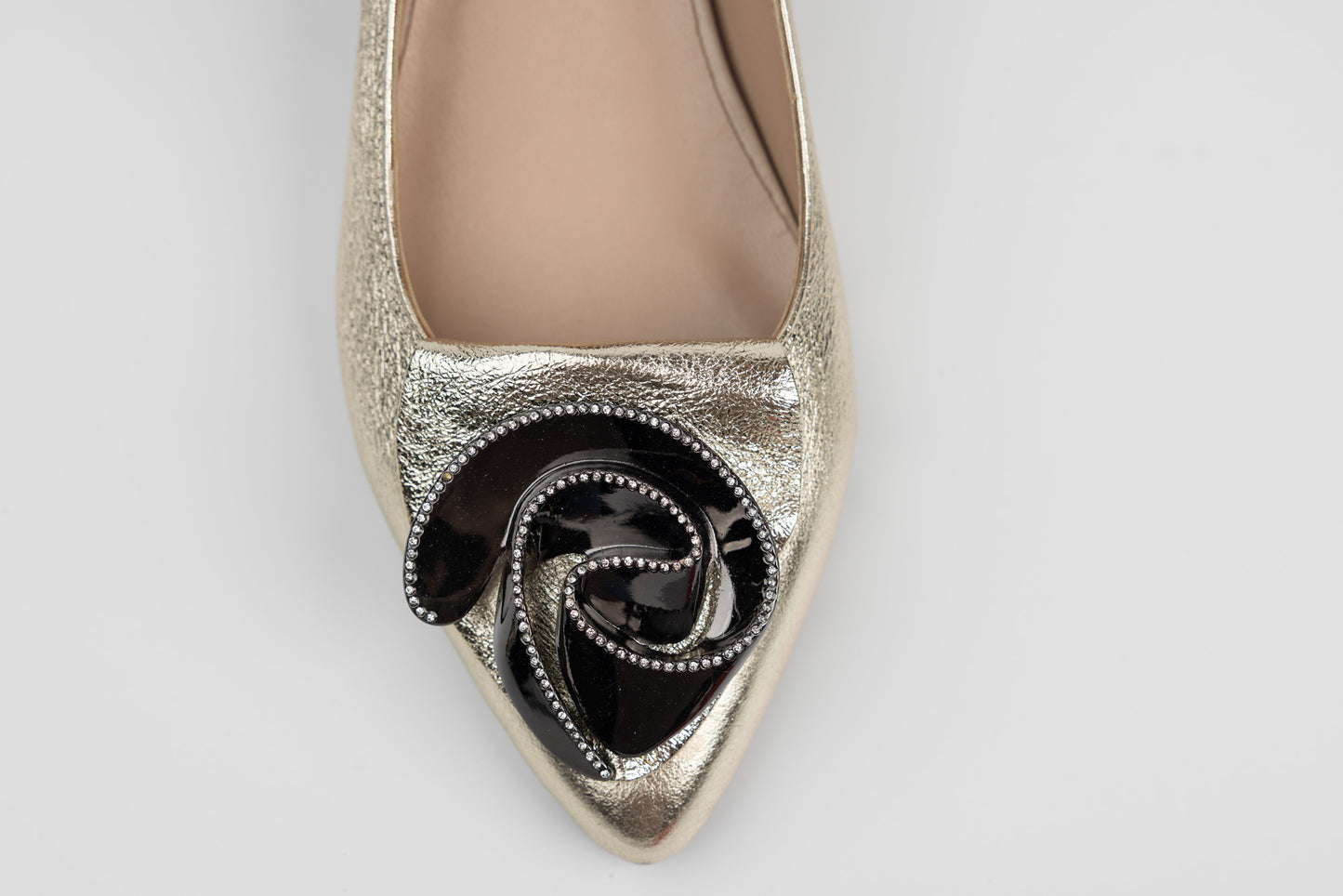 Women's genuine leather shoes 5000 Gold