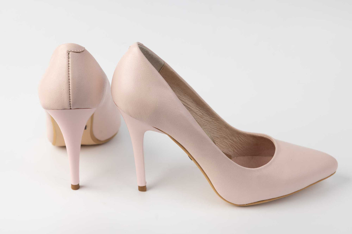 Pantofi dama eleganti piele naturala LARISA Selena Roz box