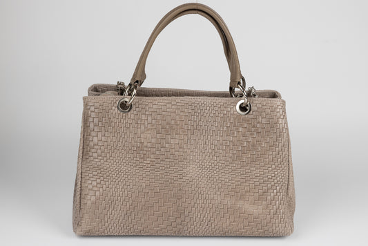 Women's genuine leather bag PASOTI 8220 mink