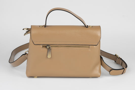 Women's genuine leather bag FENIX FASHION 9806 Khaki