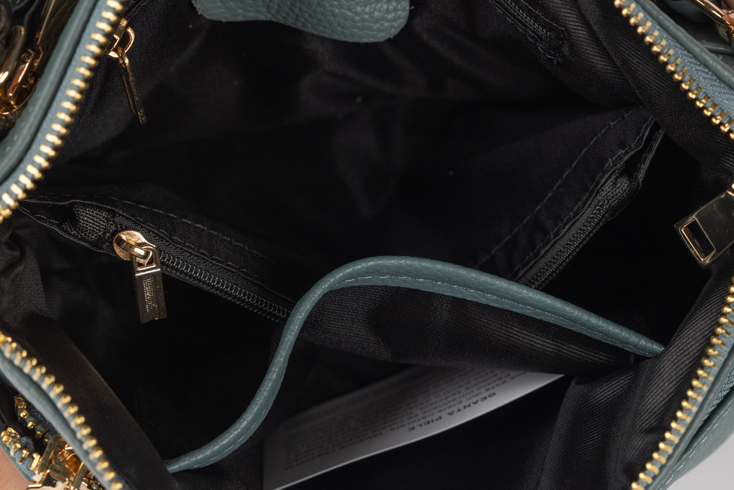 Geanta dama piele naturală FENIX FASHION 7799 Blue