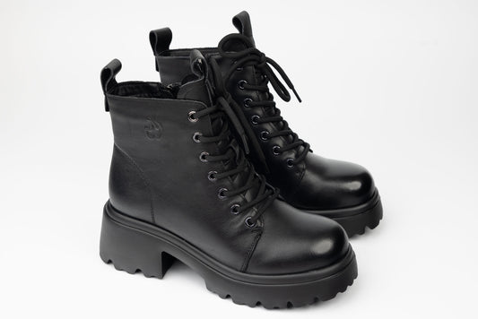 Women's casual boots made of natural leather FRANCO GERARDO 83122 N