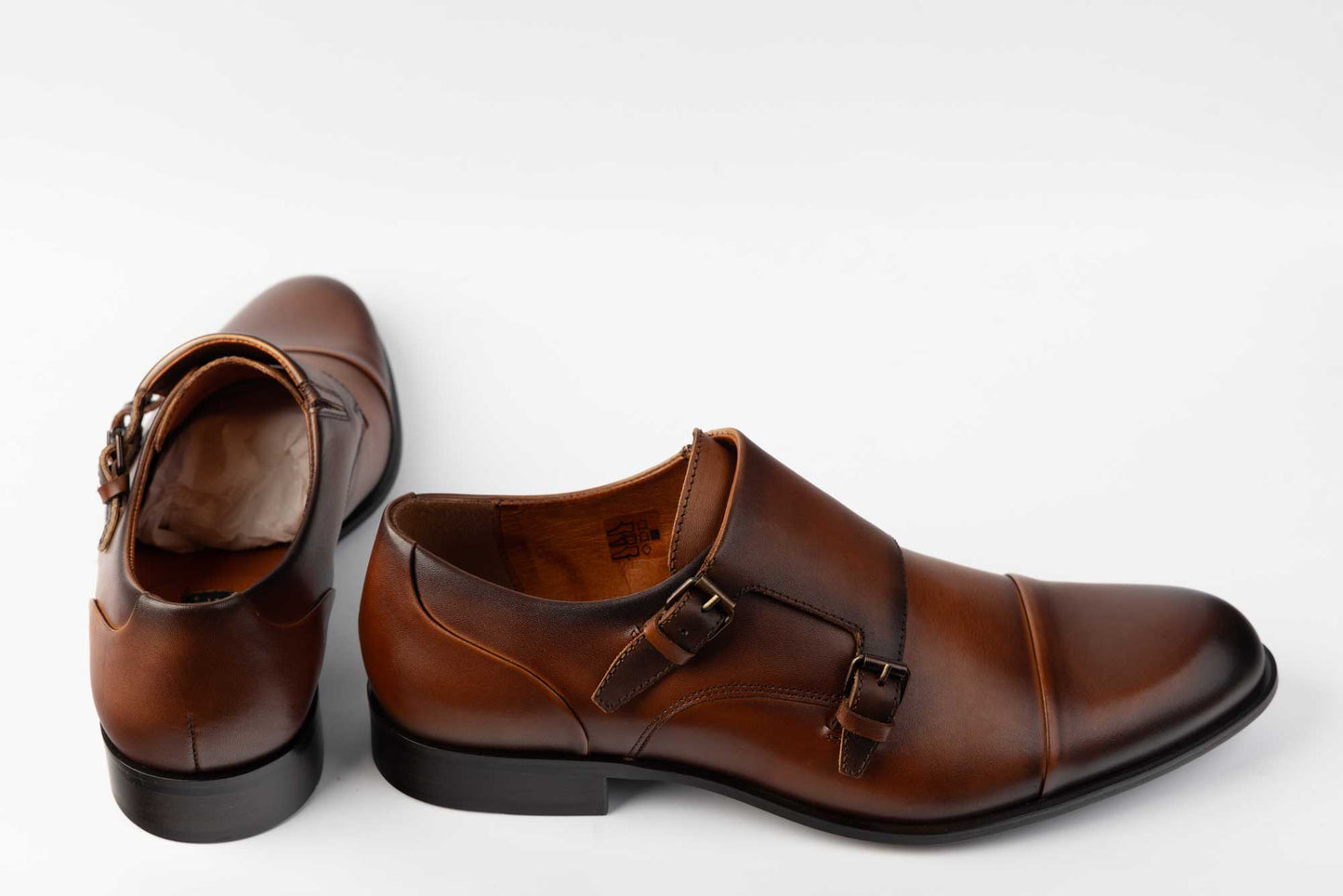 Pantofi barbati piele naturala CONHPOL 5099 Coniac