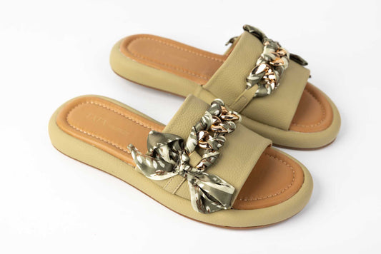 Women's flip-flops TATA 77-16 Green