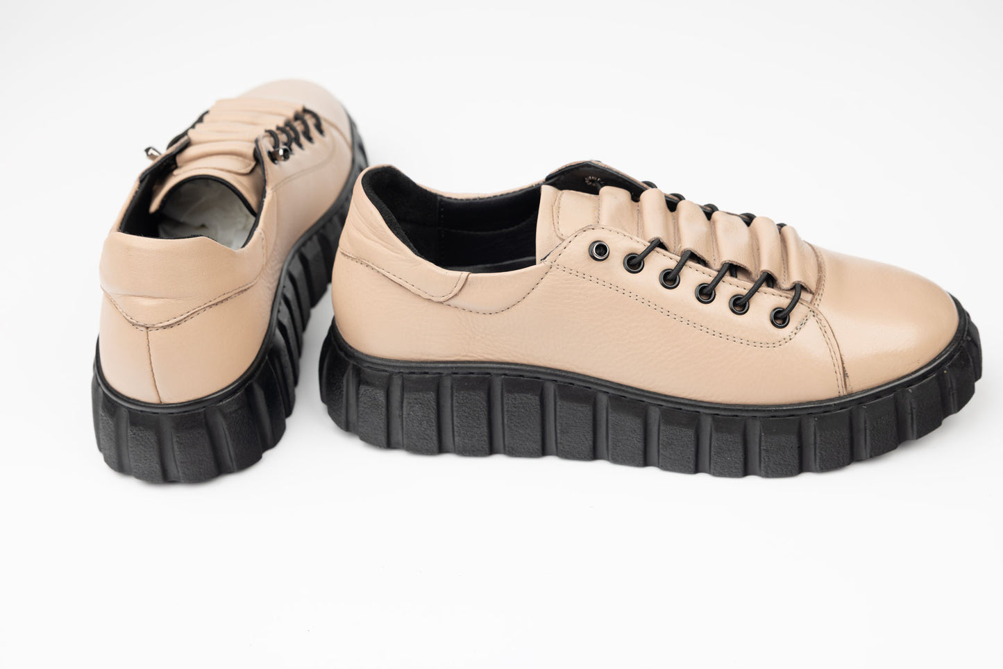 Pantofi damă piele naturală BIOFLEX 026 Vizon