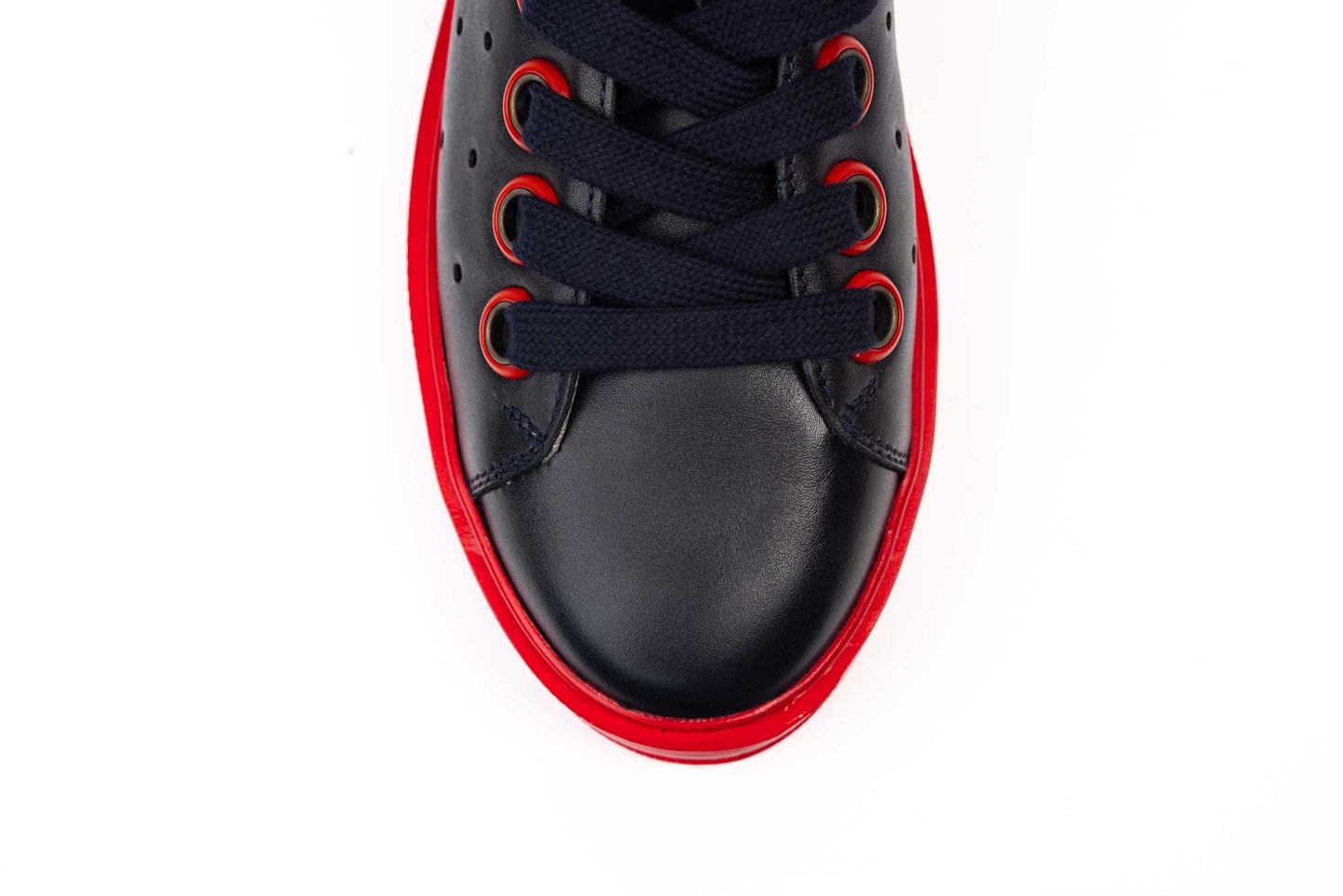 Men's casual genuine leather shoes RIDGE 9742 Box blue