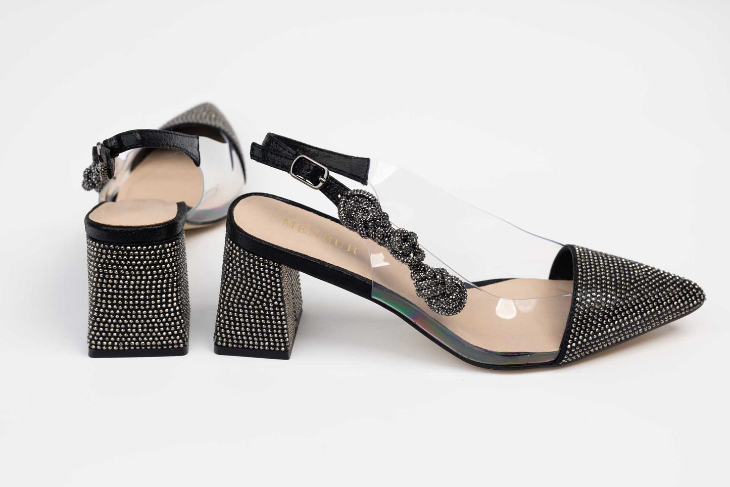 Pantofi dama decupati MENBUR 829 Negru