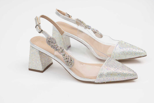 Women's cut-out shoes MENBUR 829 Silver