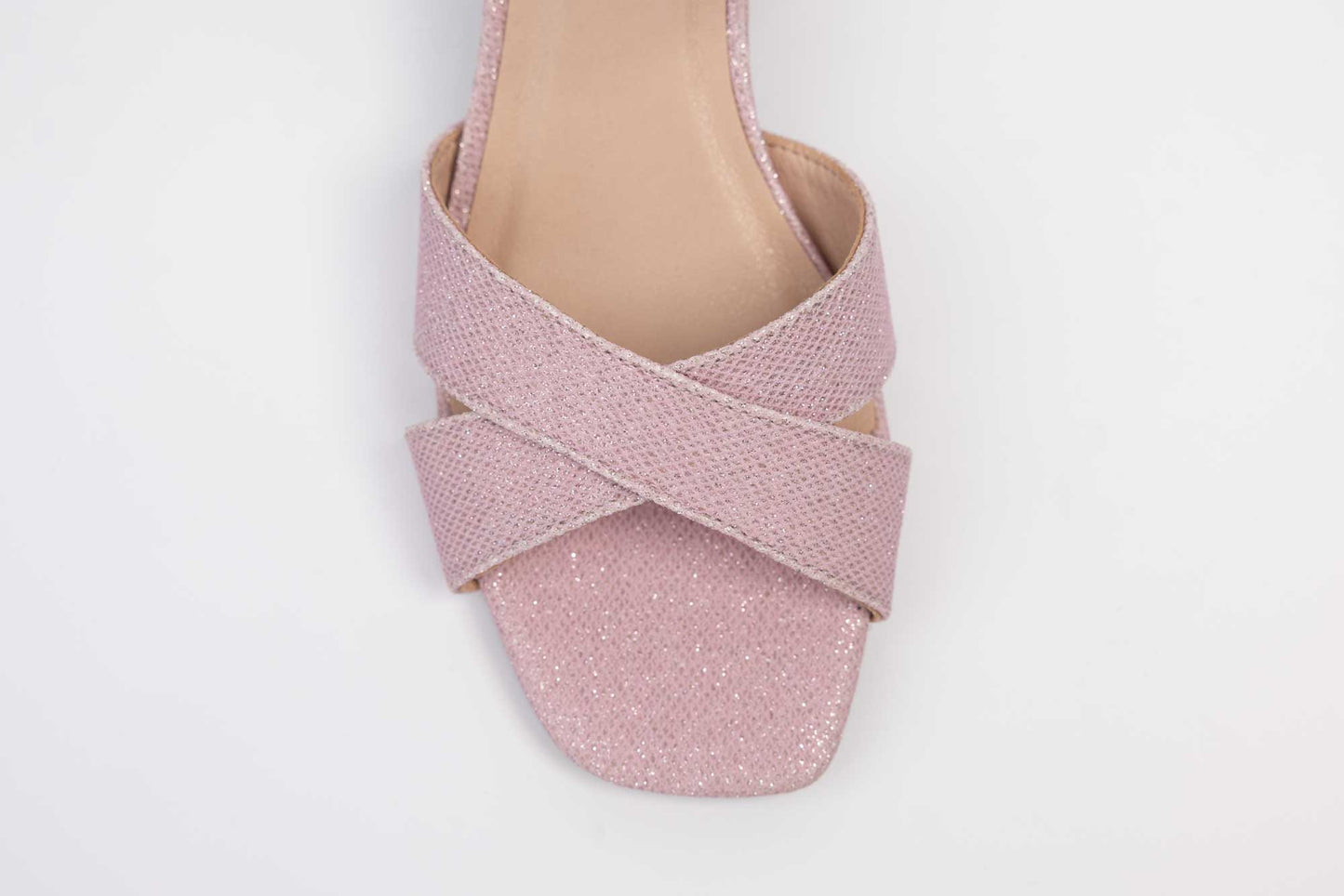 Elegant women's sandals made of eco-leather MENBUR 655 Lilac