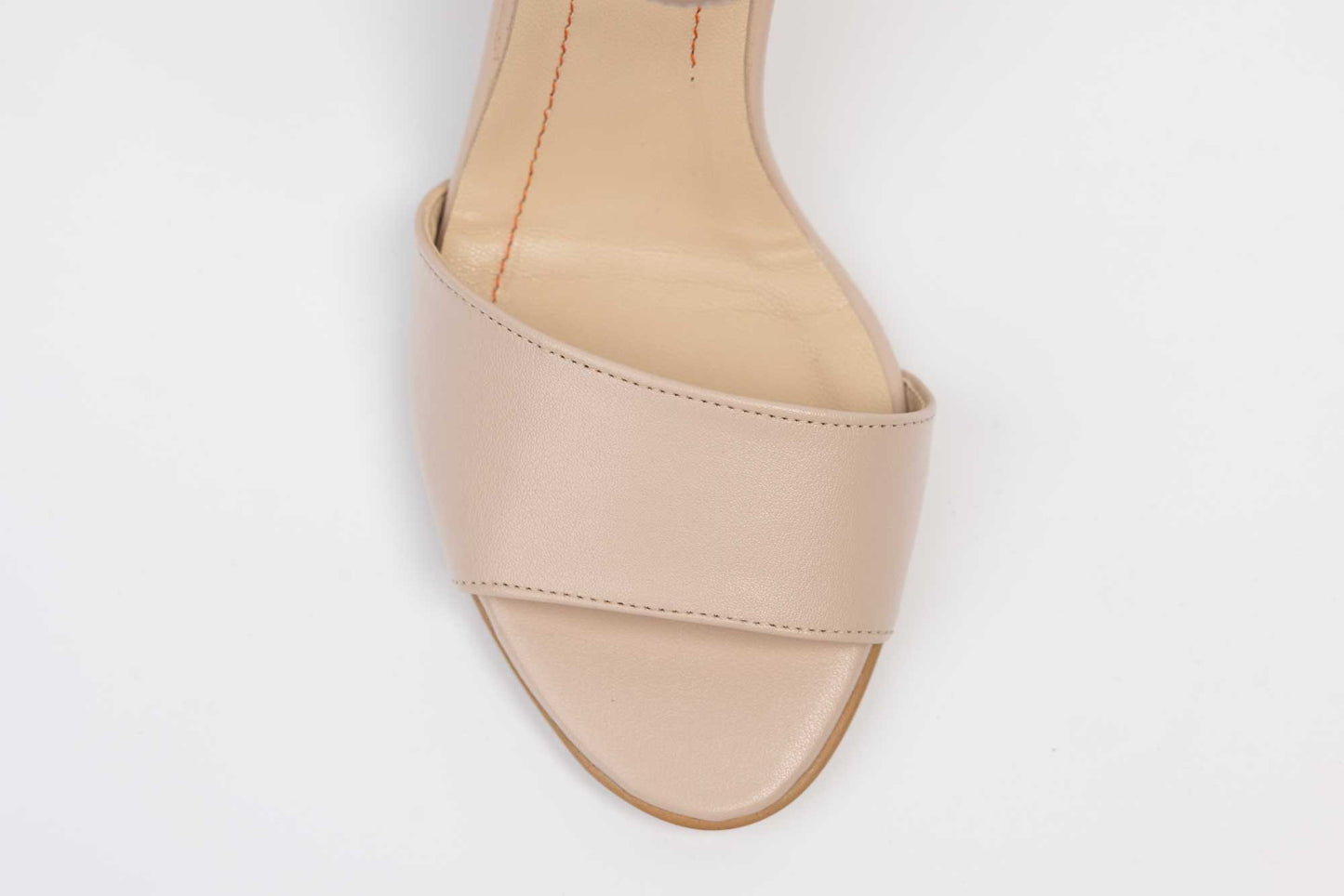 Women's genuine leather sandals NIKE 255 Beige