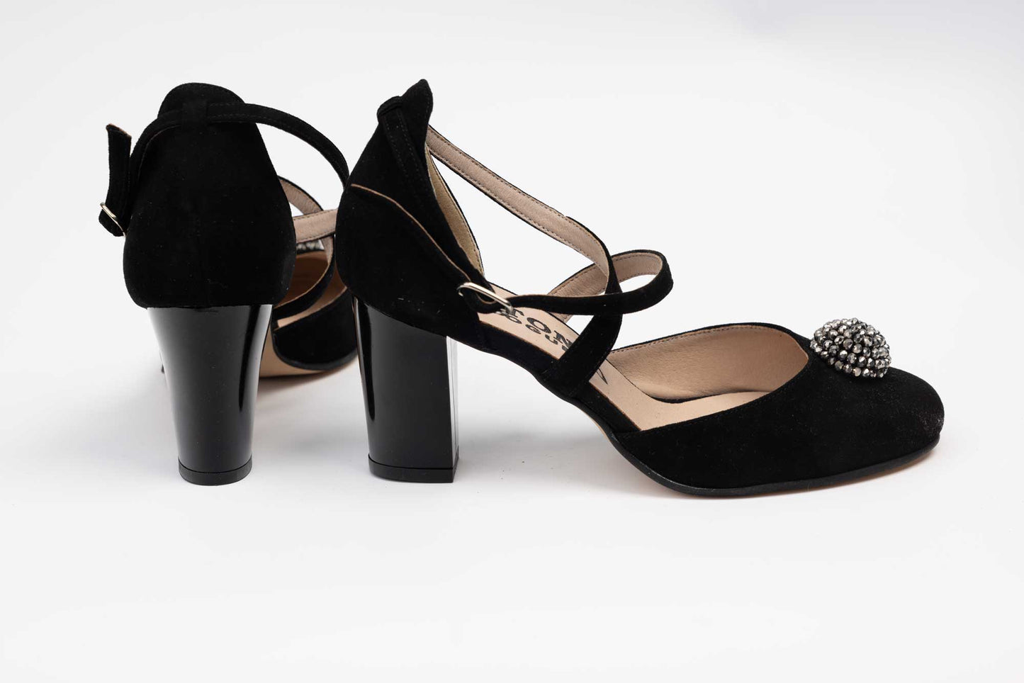 Pantofi dama piele naturala intoarsa ANTONIO 336 N ant (accesoriu)