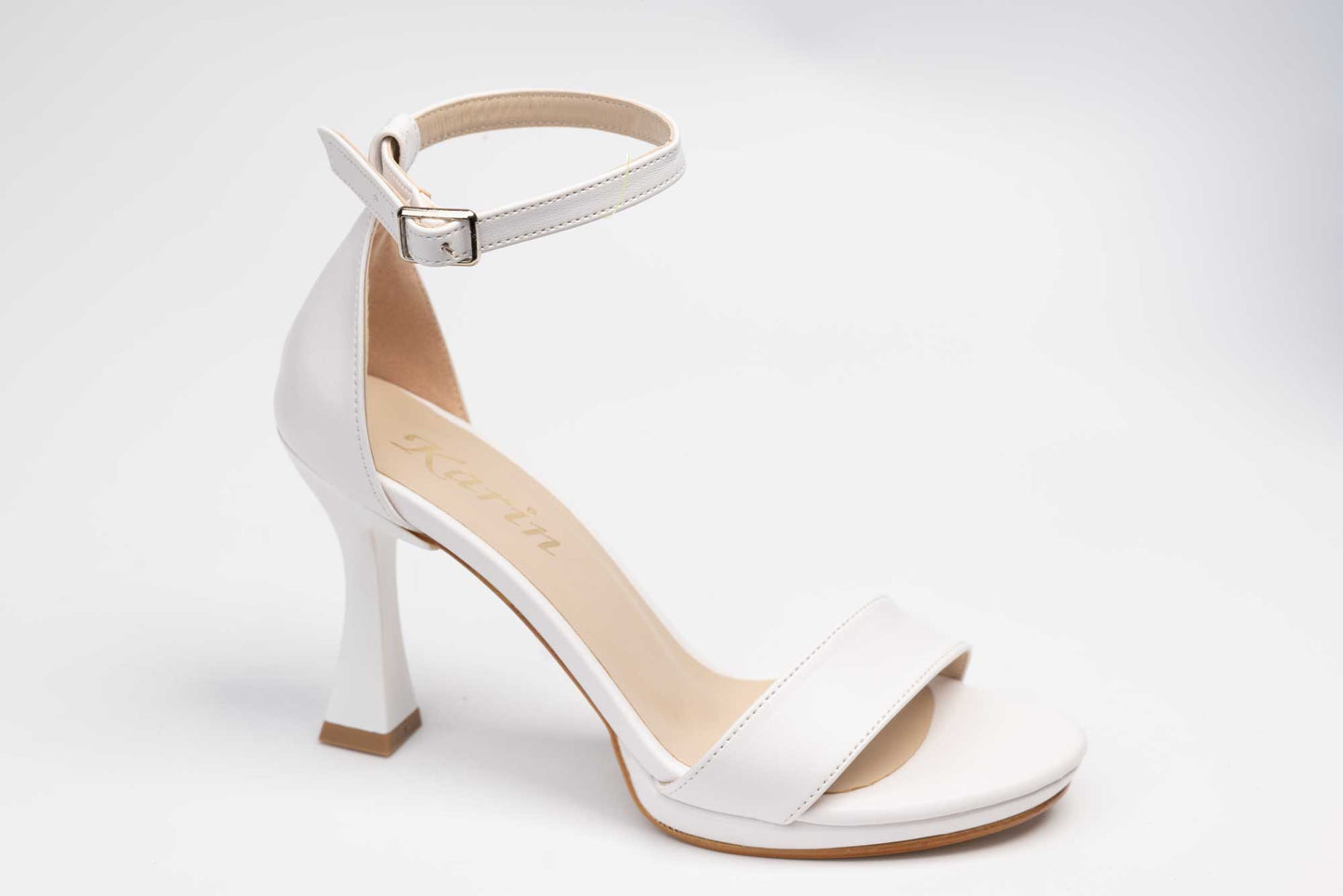 KARIN 501 ecological leather bridal sandals Box white