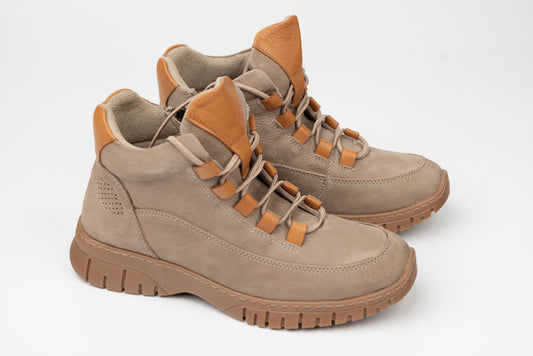 Women's genuine leather boots DOGATI 25604 Mink vel