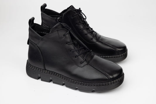 Women's casual boots, natural leather FORMAZIONE 5512 N