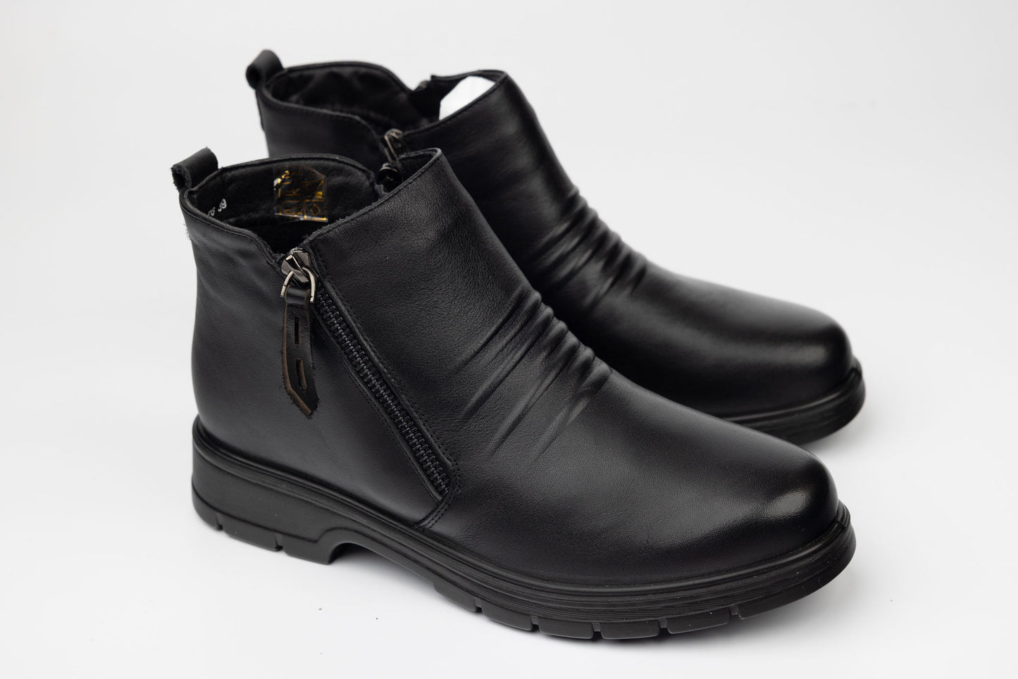 Ghete dama casual piele naturala FORMAZIONE 76-76 N