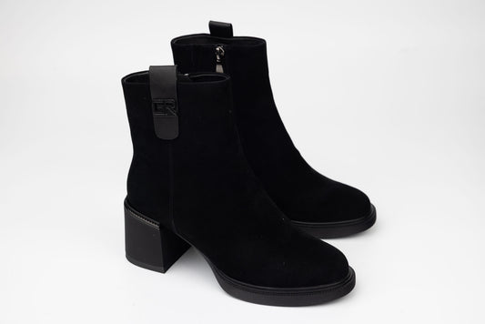 Women's boots made of genuine suede leather BETINA 355N vel