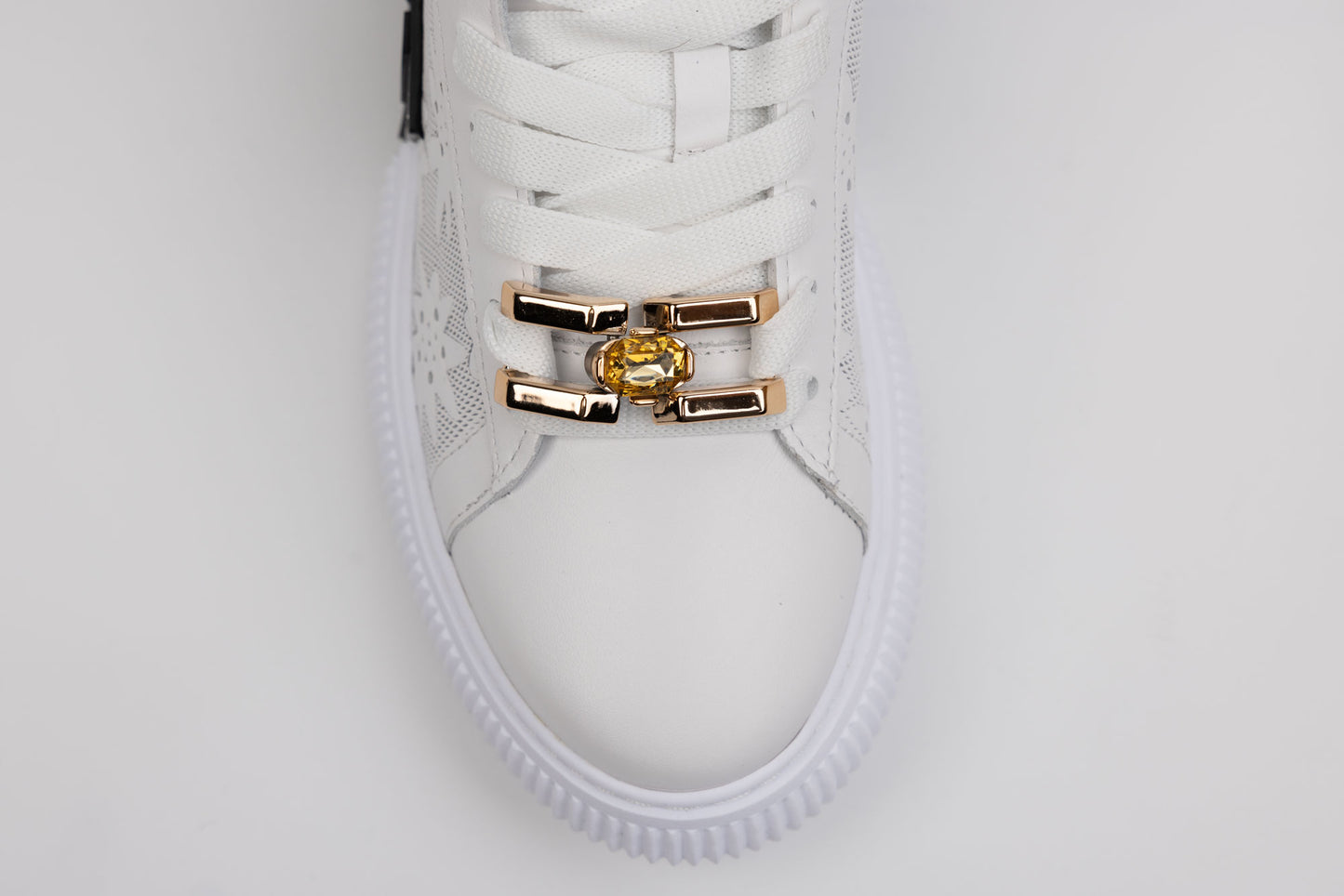 Women's genuine leather shoes DOGATI 076 White