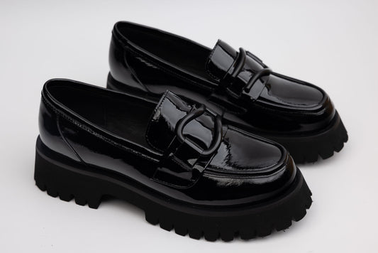 Women's genuine leather shoes FORMAZIONE 50032-21 BLACK