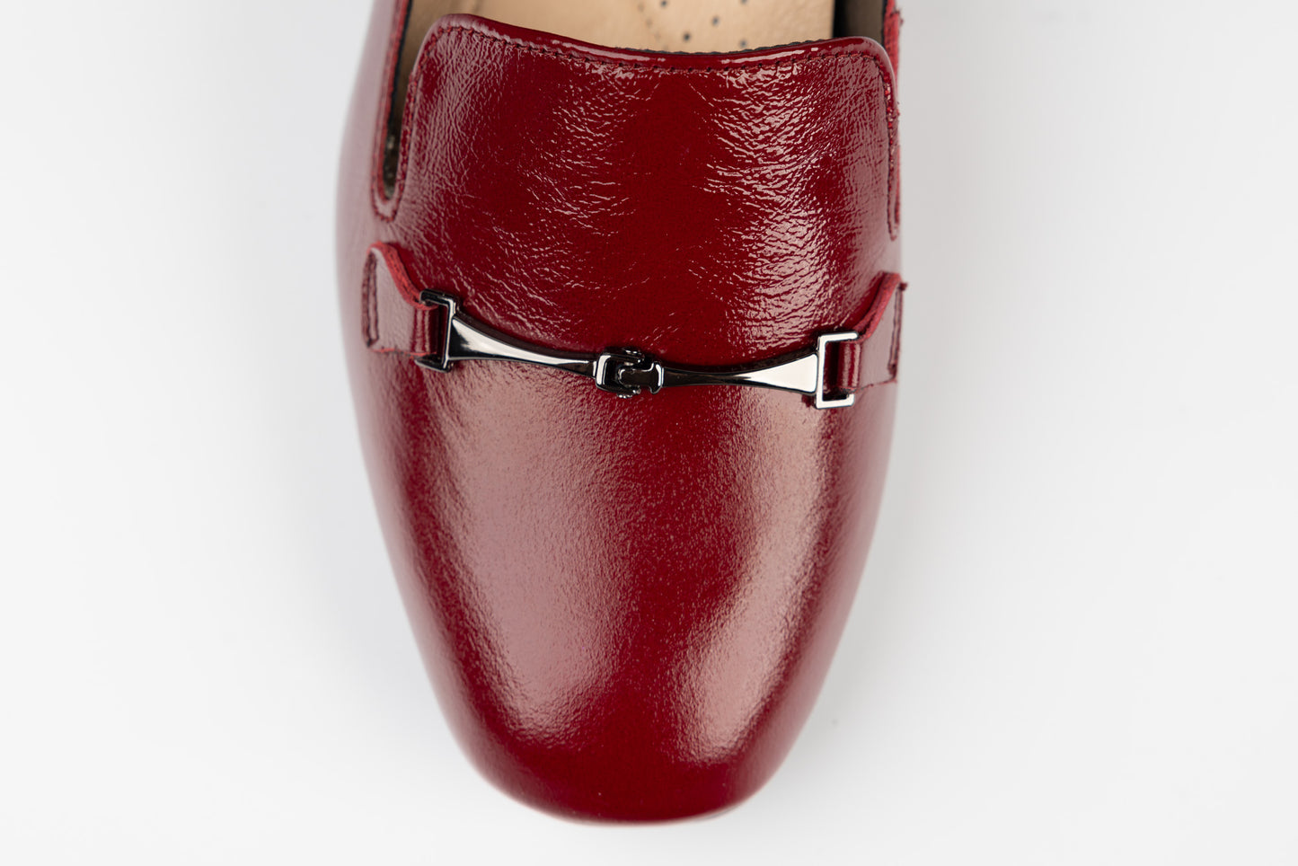 Pantofi dama piele naturală 1523 Bordo XXL