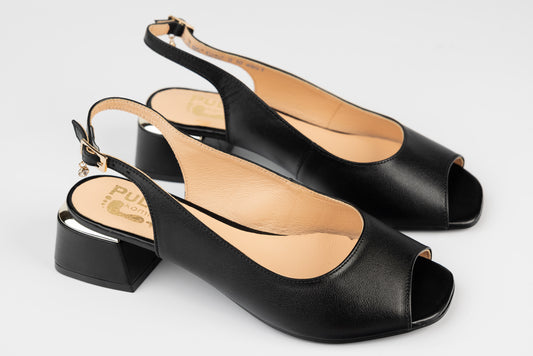 Women's genuine leather sandals PULSO 559 N box XXL